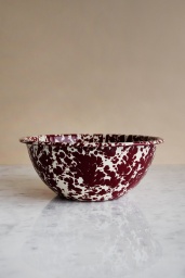 Serveringsskål Splatter Burgundy