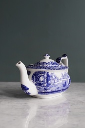Blue Italian Teapot