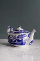Blue Italian Teapot