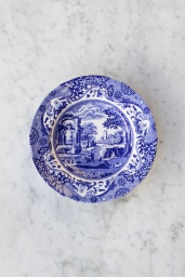 Blue Italian Djup Tallrik