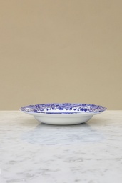 Blue Italian Djup Tallrik