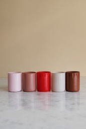 Spot Votive Set om 5 Röd