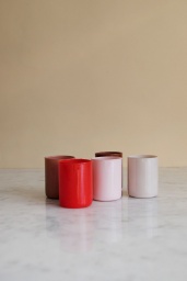Spot Votive Set om 5 Röd
