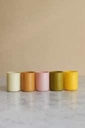 Spot Votive Set om 5 Gul