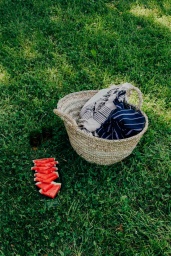 Straw Basket Large