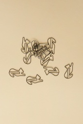 Gem D-Clips Mini Stretchande Katt