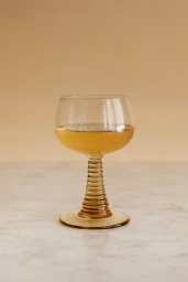 Swirl Wine Glass Olive Green