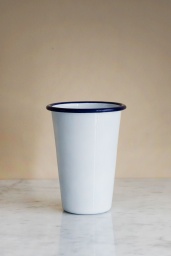 Tandborstmugg Emalj Blå