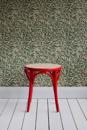 Pall TON No.60 Röd/Flätad Sits