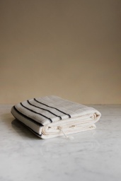 Turkish Peshtemal Black Stripes