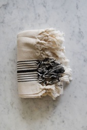 Turkish Hamam Stripe Blk