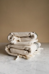 Turkish Hamam Stripe Blk