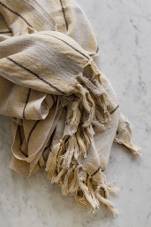 Linen Hamam Towel Yellow