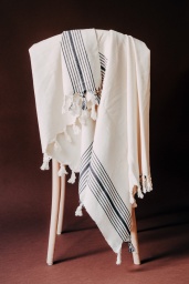 Turkish Hamam Stripe Blk