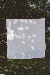 Underlakan Linne White