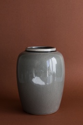 Urna Crackle Grey Small