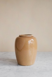 Urna Crackle Mustard Small
