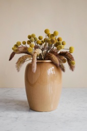 Urna Crackle Mustard Small
