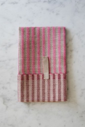 Kökshandduk Linne cerise/bordeaux