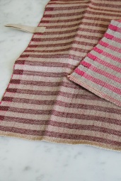 Kökshandduk Linne cerise/bordeaux