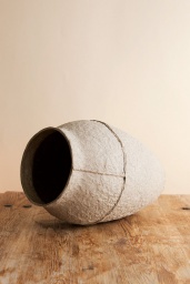 Paperpulp Vas Natur H 26,5 cm