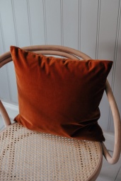 Velour Cushion Amber