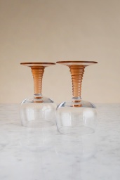 Swirl Wine Glass Nude