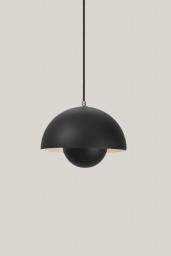 Flowerpot Pendel VP1 Matt Svart
