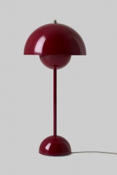 Flowerpot Bordslampa VP3 Deep Red