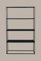 Domo Hylla Svart H 168 cm