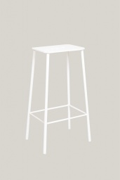 Adam Stool Mono Outdoor White H76cm