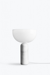 Kizu Table Lamp White Marble Small