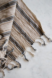 Linen Hamam Towel Blue