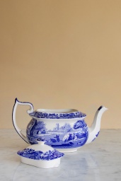 Blue Italian Teapot