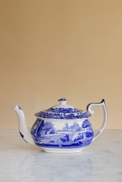 Blue Italian Teapot