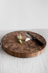 Skärbräda Teak Ø 45 cm