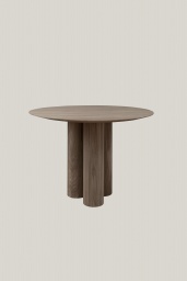 Hommage Grande Dining Table Smoked Oak Ø120 cm