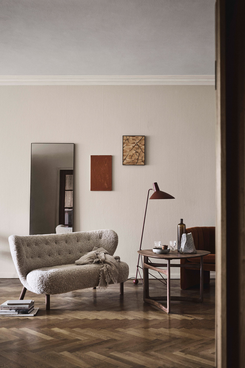 Tripod Floor Lamp HM8 Maroon