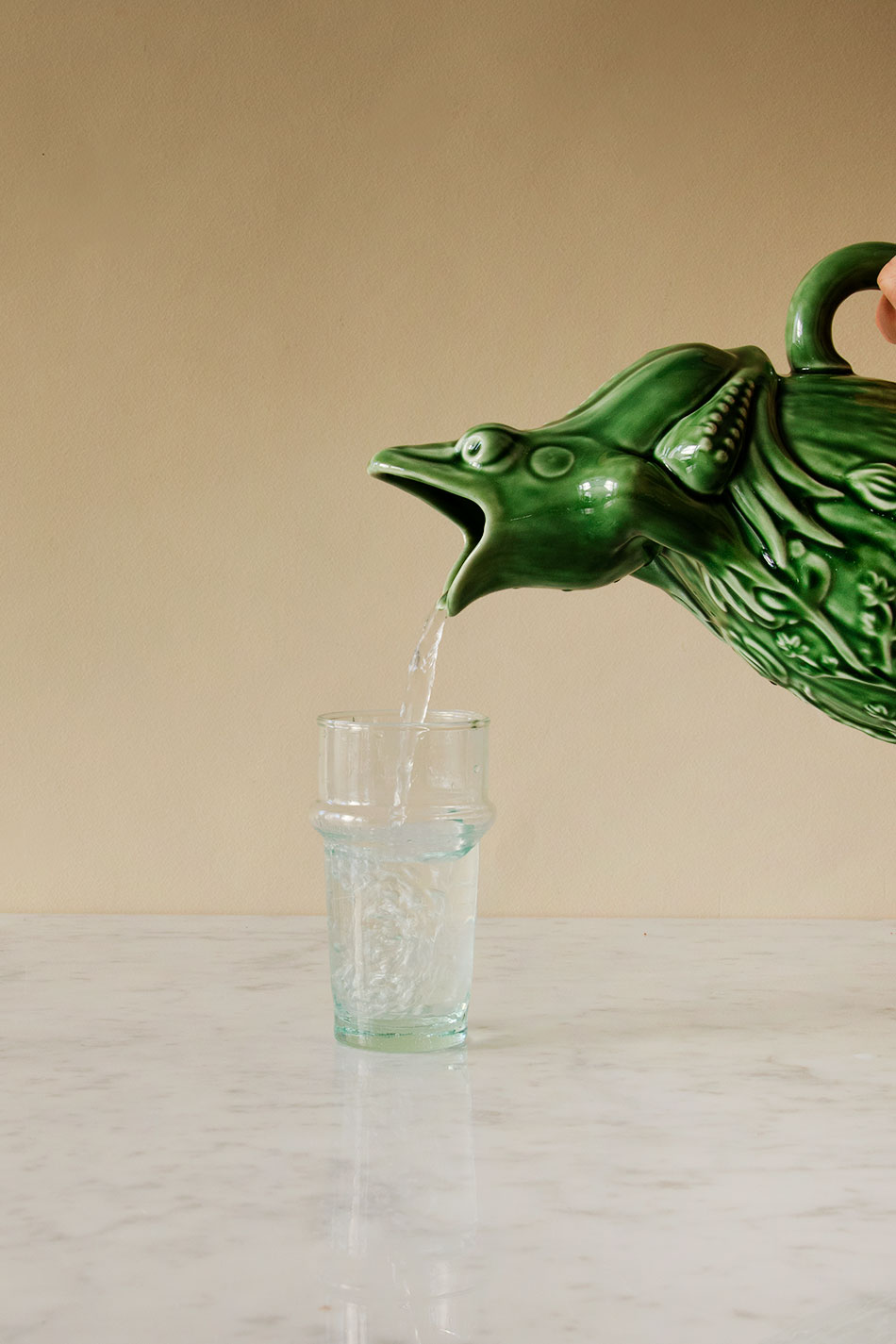 Pitcher Frog Green
