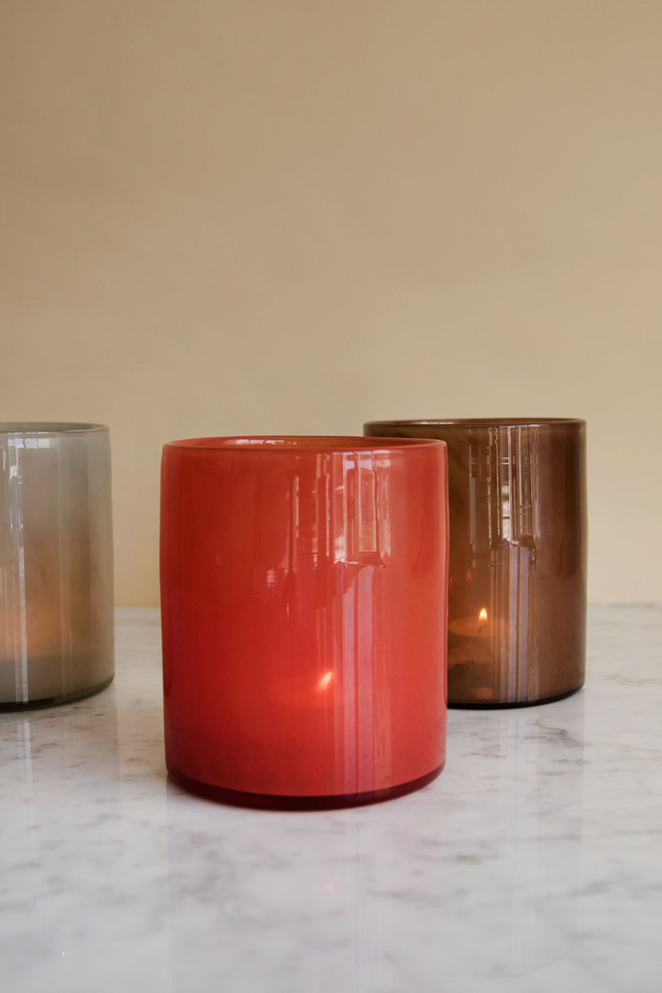 Candle Holder Grey