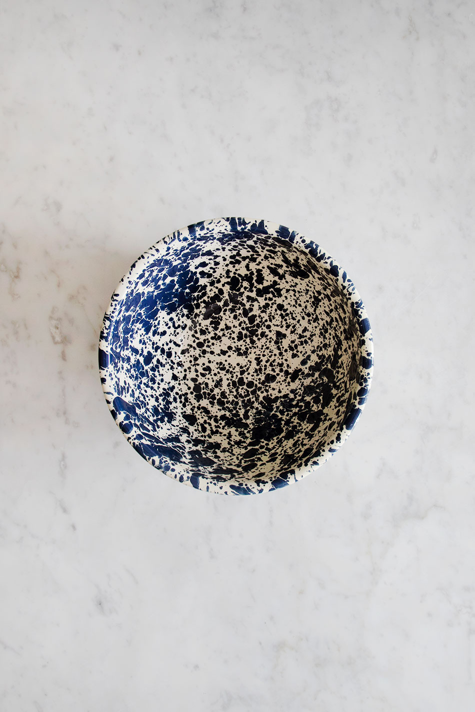 Serveringsskål Splatter Navy