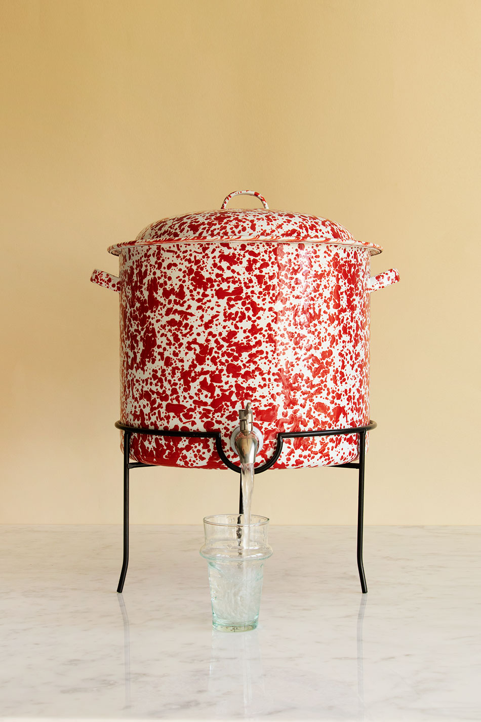 Beverage Dispenser 15L Splatter Röd