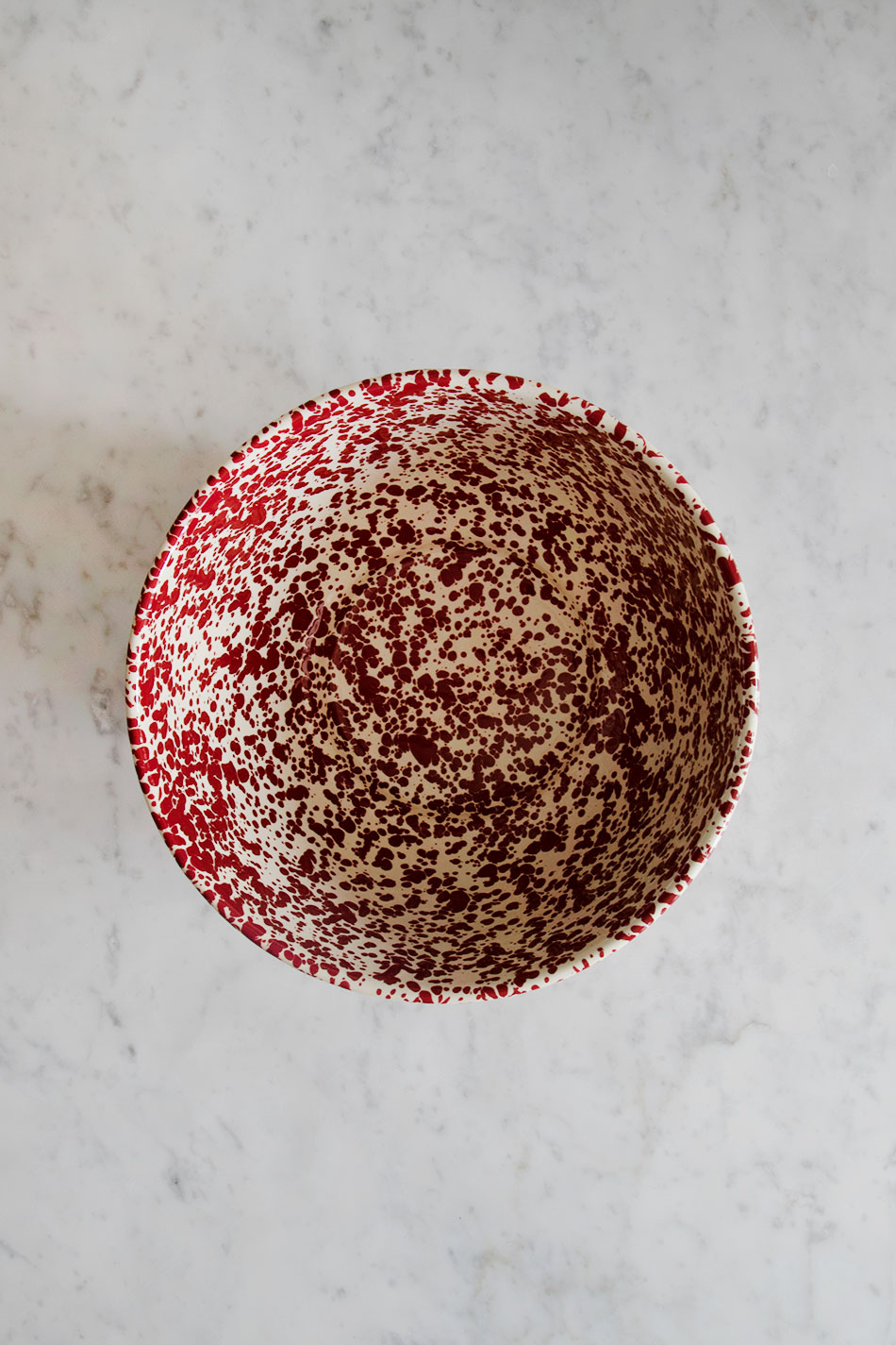 Serveringsskål Splatter Burgundy
