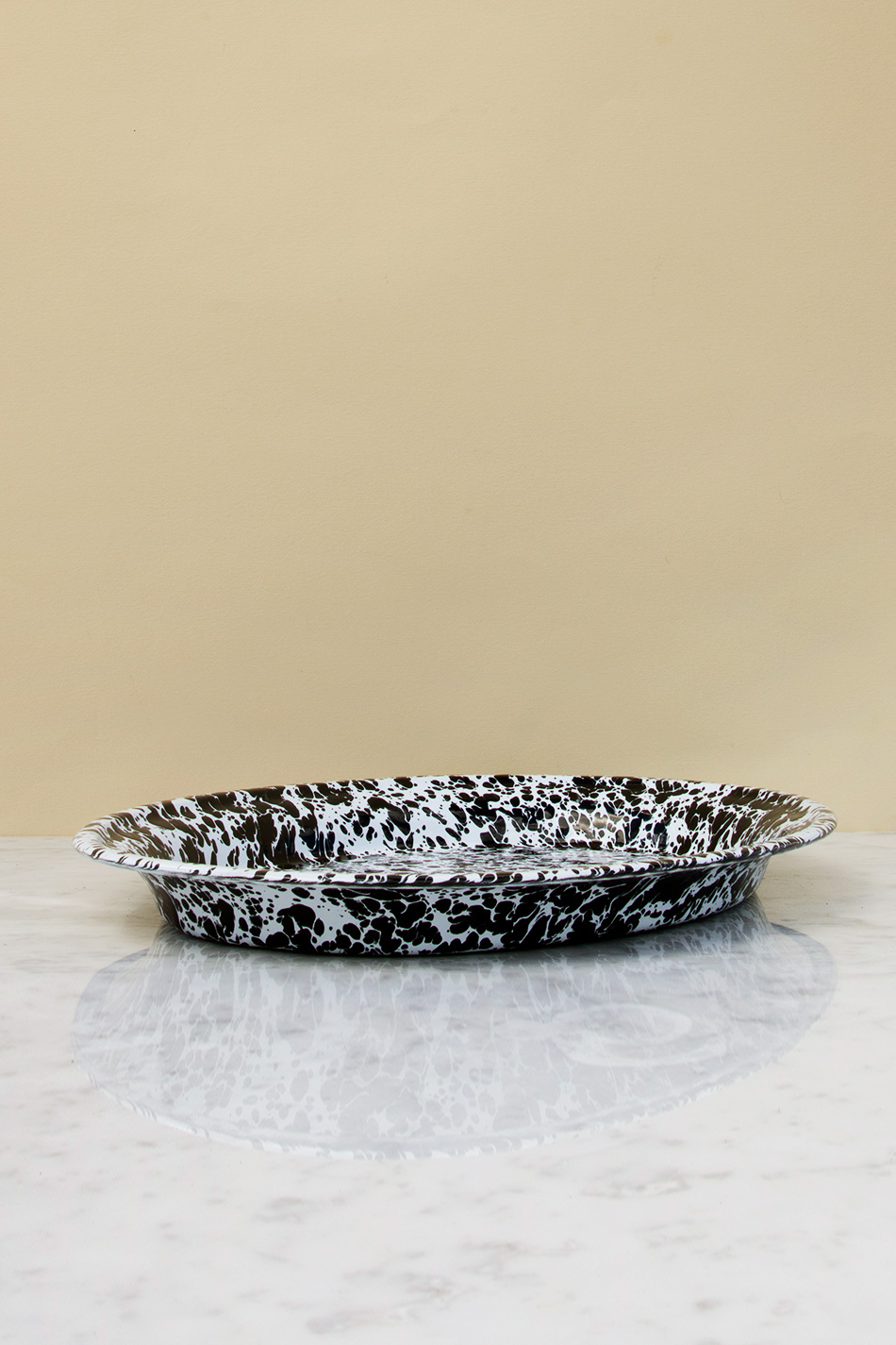 Serveringsfat Splatter Black Large