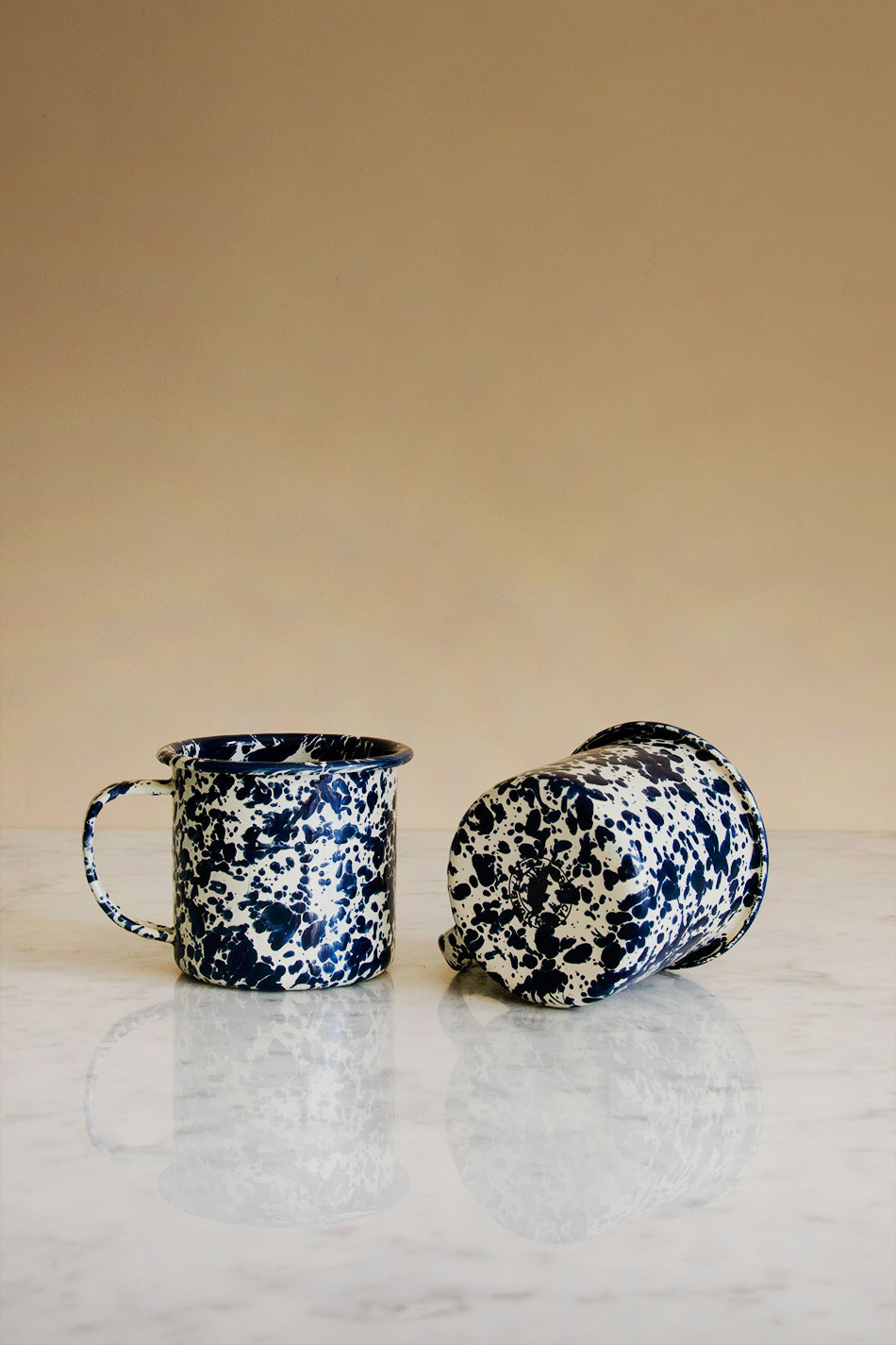 Kaffemugg Splatter Navy
