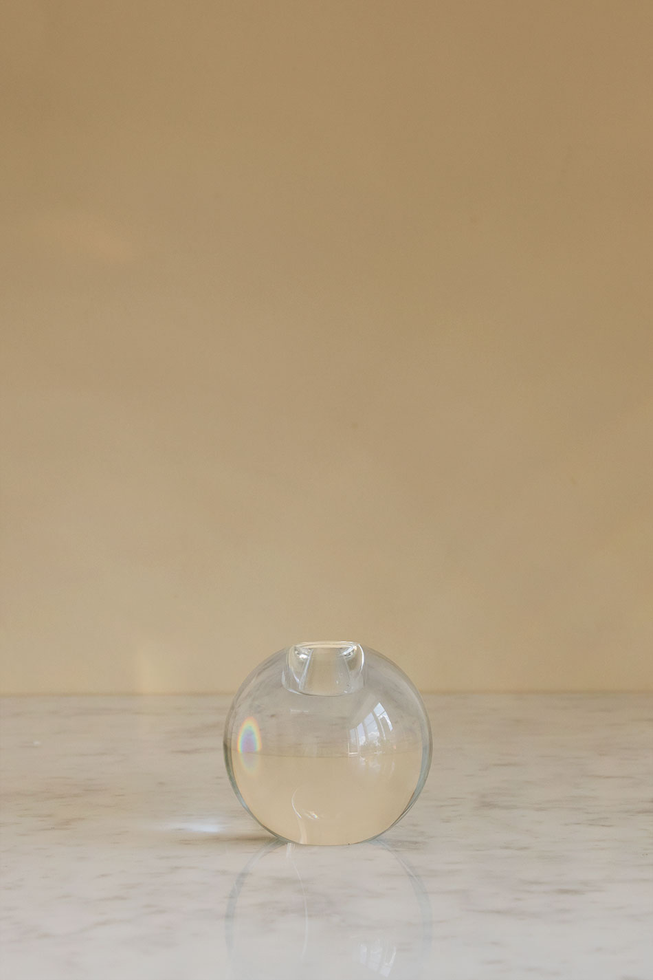 Ball Crystal Candle Holder