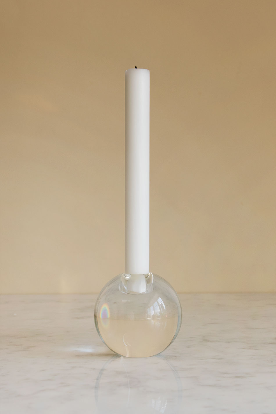 Ball Crystal Candle Holder