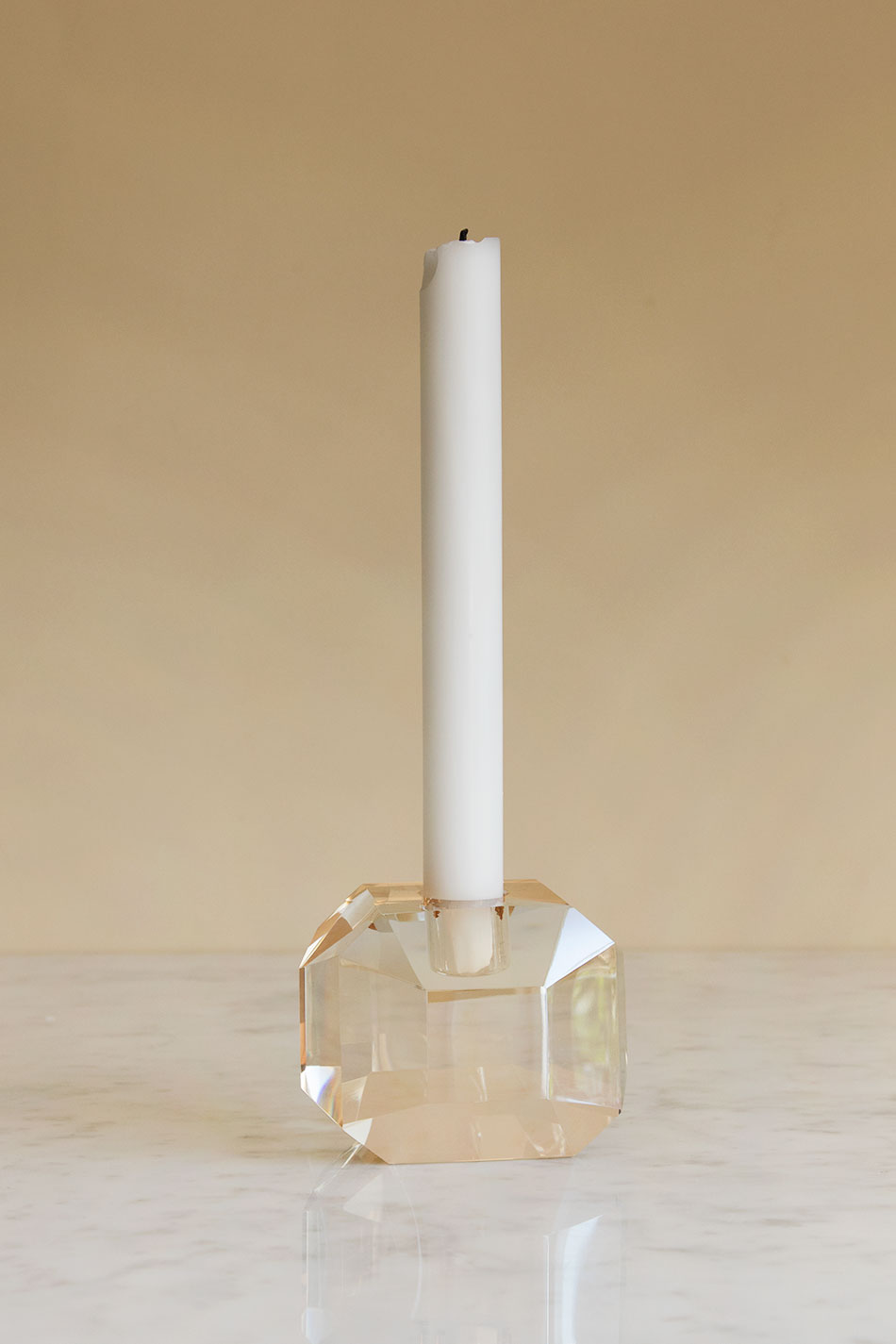 Diamond Crystal Candle Holder