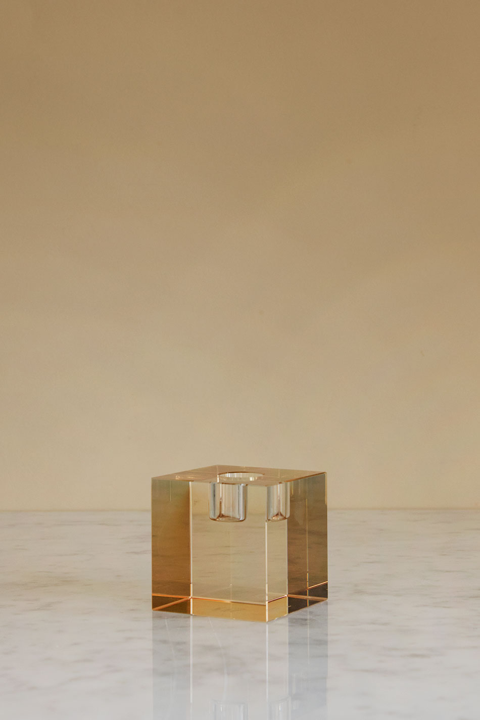 Cube Crystal Candle Holder