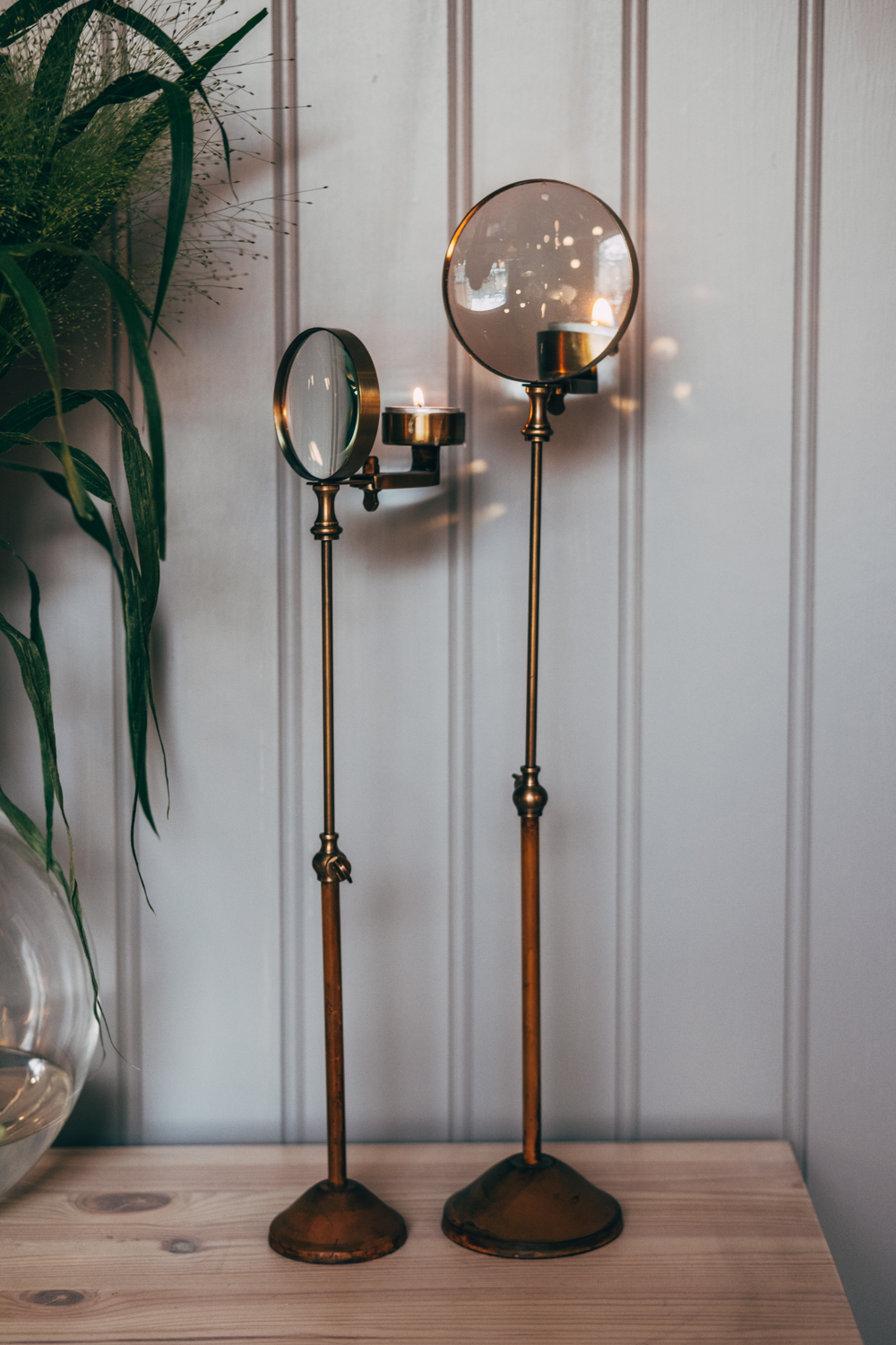 Magnifying Candle Holder S